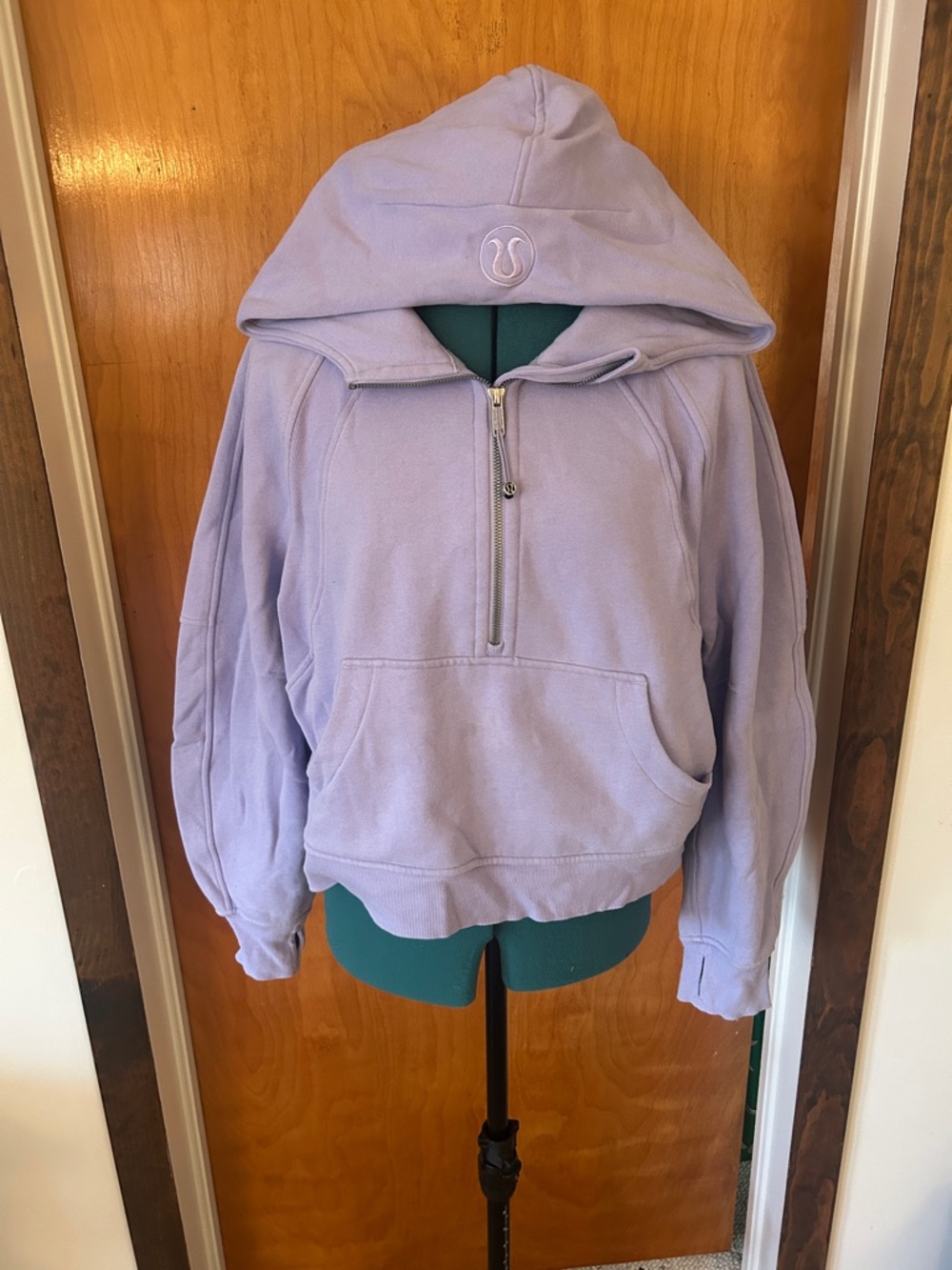 lululemon athletica Lavender Half-Zip Hoodie Sweater